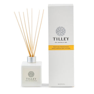 Tilley Classic White - Reed Diffuser 150 Ml - Tahitian Frangipani - ZOES Kitchen