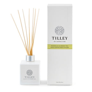 Tilley Classic White - Reed Diffuser 150 Ml - Magnolia & Green Tea - ZOES Kitchen