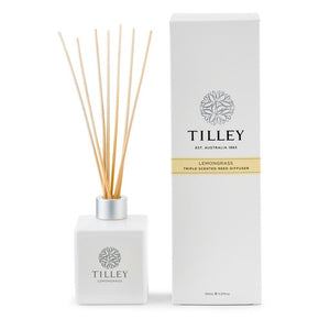 Tilley Classic White - Reed Diffuser 150 Ml - Lemongrass - ZOES Kitchen