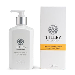Tilley Classic White - Body Wash 400ml - Tahitian Frangipani - ZOES Kitchen