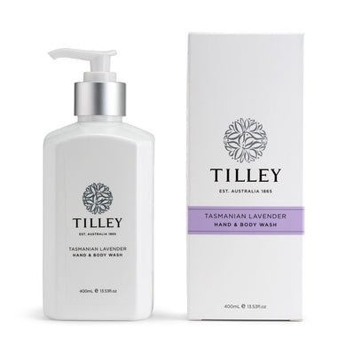 Tilley Classic White - Body Wash 400ml - Tasmanian Lavender - ZOES Kitchen