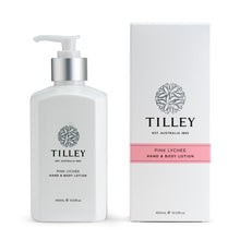 Load image into Gallery viewer, Tilley Classic White - Body Lotion 400ml - Pink Lychee - ZOES Kitchen