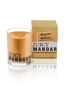 Tilley Scents Of Nature - Soy Candle 240g - Juicy Mandarin - ZOES Kitchen