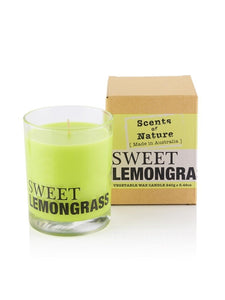 Tilley Scents Of Nature - Soy Candle 240g - Sweet Lemongrass - ZOES Kitchen