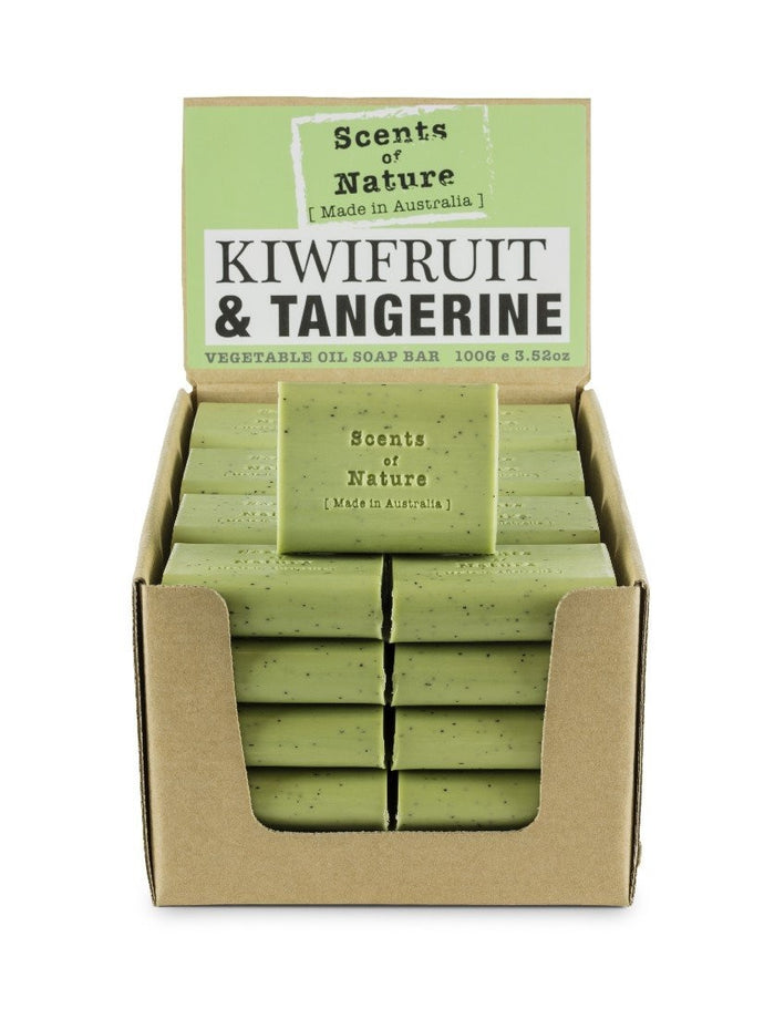 Tilley Scents Of Nature - Soap Bars 100g - Kiwifruit & Tangerine - ZOES Kitchen