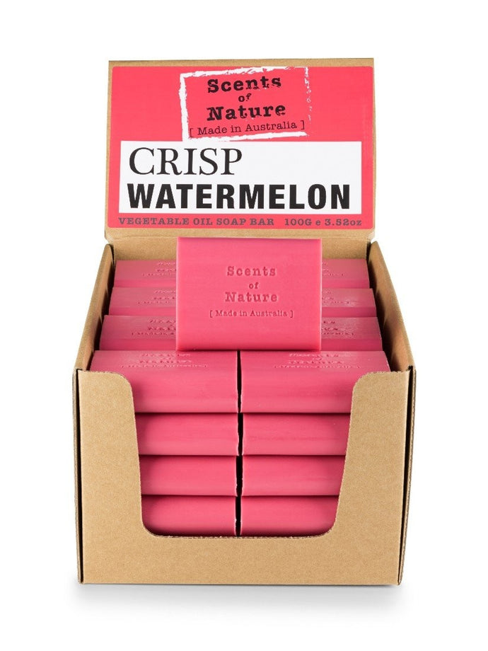 Tilley Scents Of Nature - Soap Bars 100g - Crisp Watermelon - ZOES Kitchen