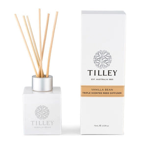 Tilley Classic White - Reed Diffuser 75ml - Vanilla Bean - ZOES Kitchen