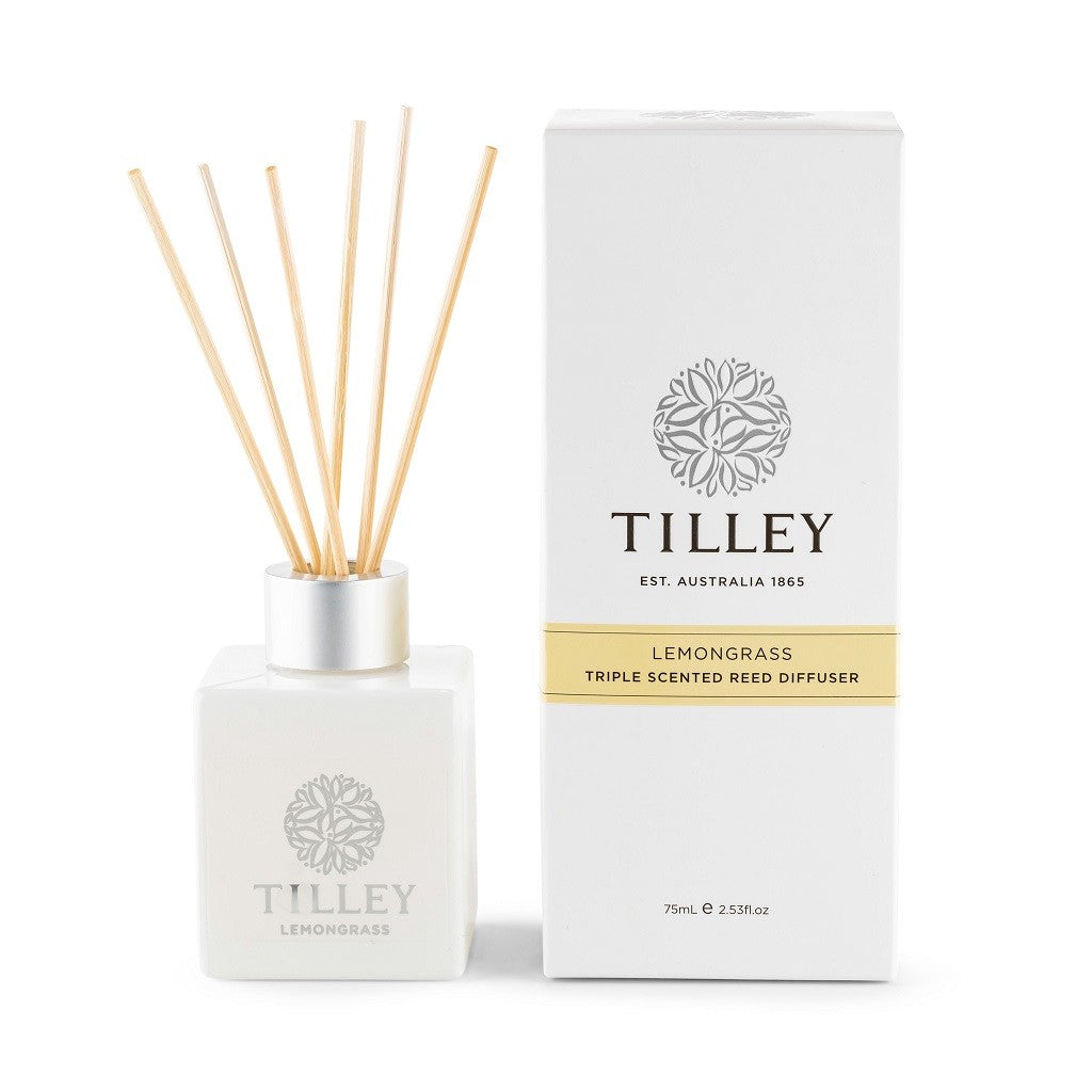 Tilley Classic White - Reed Diffuser 75ml - Lemongrass | ZOES Kitchen ...