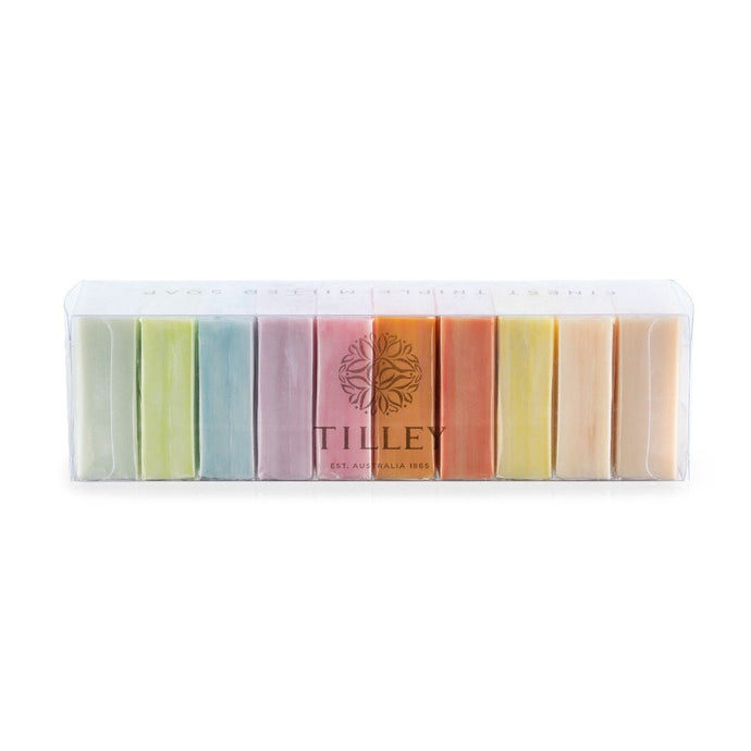 Tilley Classic White - Rainbow Soap Set - Marble Rainbow Soaps 10pk - ZOES Kitchen