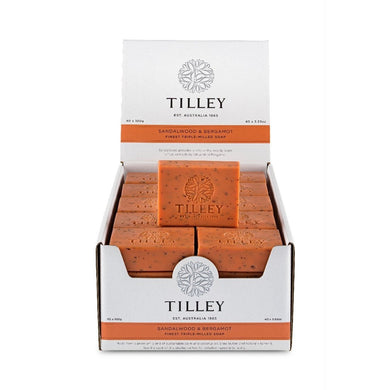 Tilley Classic White - Soap 100g - Sandlewood & Bergamot - ZOES Kitchen