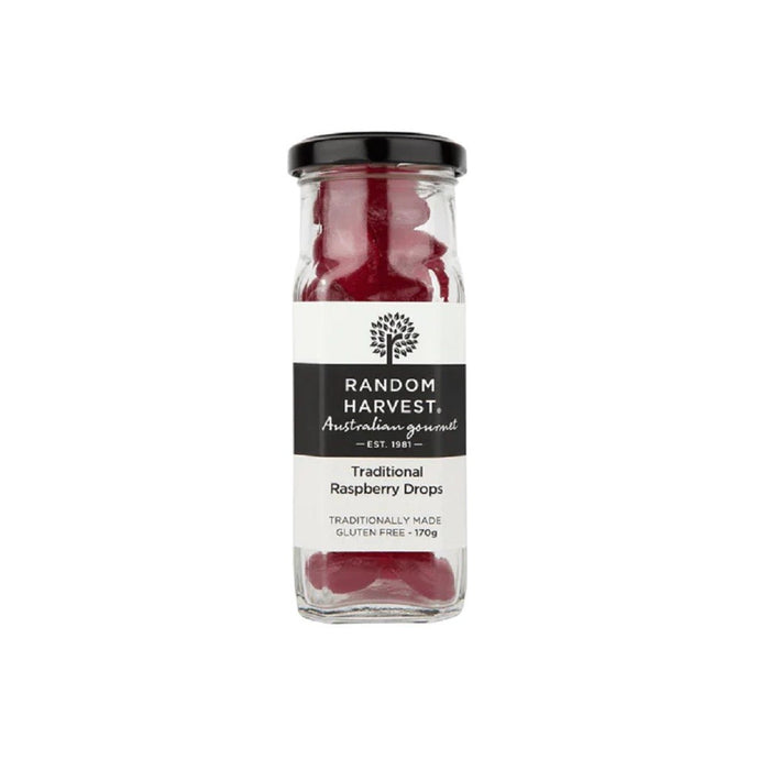 Random Harvest Traditonal Raspberry Drops 170g - ZOES Kitchen