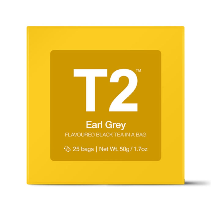 T2 Teabags - Earl Grey Bio Tbag 25pk Y/B - ZOES Kitchen
