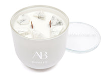 Load image into Gallery viewer, Aromabotanical Crystal Candle 340g - Howlite - ZOES Kitchen
