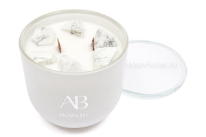 Aromabotanical Crystal Candle 340g - Howlite - ZOES Kitchen