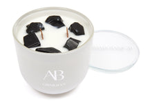 Load image into Gallery viewer, Aromabotanical Crystal Candle 340g - Obsidian - ZOES Kitchen