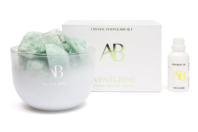 Aromabotanical Crystal Pot Pourri - Aventurine - ZOES Kitchen
