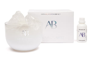 Aromabotanical Crystal Pot Pourri - Clear Quartz - ZOES Kitchen