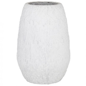 Rogue Azora Tall Planter 32x32x46cm White - ZOES Kitchen