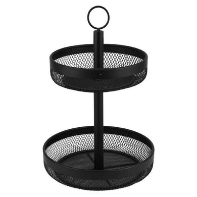 Classica Nero Mesh 2 Tier Fruit Basket - ZOES Kitchen