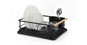 Classica Ombra Mesh Dish Rack With Timber End - ZOES Kitchen