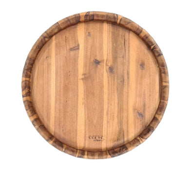 Classica Cerve Wine Barrel Top Serving Tray/ Grazing Board 60x6cm - ZOES Kitchen