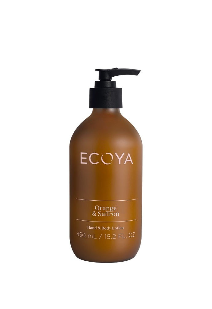 Ecoya Hand & Body Lotion 450ml - Orange & Saffron - ZOES Kitchen