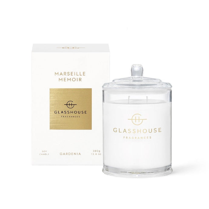 Glasshouse Fragrance - 380g Candle - Marseille Memoir - ZOES Kitchen