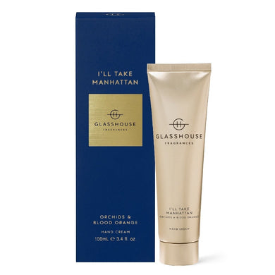 Glasshouse Fragrance - 100ml Hand Cream - I'll Take Manhattan - ZOES Kitchen