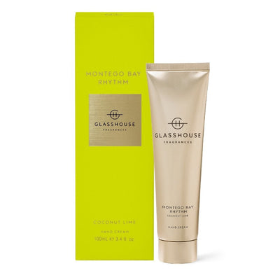 Glasshouse Fragrance - 100ml Hand Cream - Montego Bay Rhythm - ZOES Kitchen