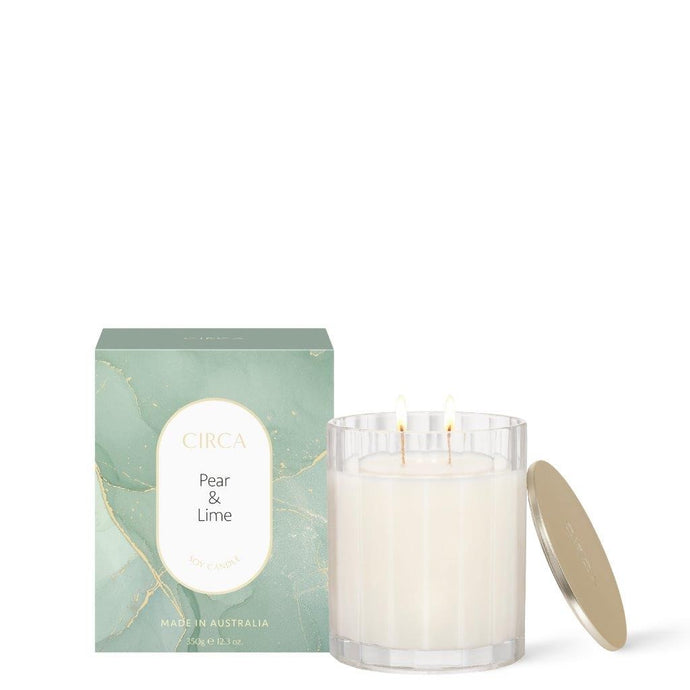Circa Scented Soy Candle 350g - Pear & Lime - ZOES Kitchen