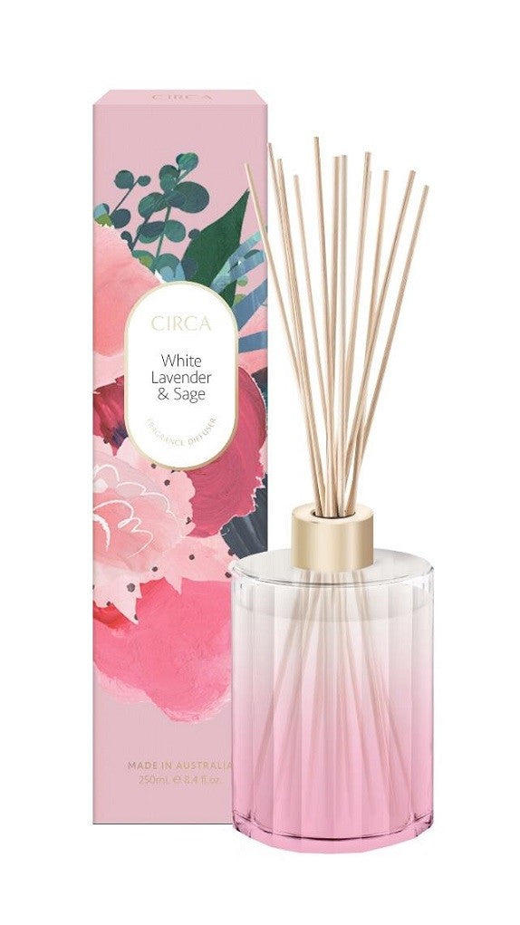 Circa Fragrance Diffuser 250ml - White Lavender & Sage - ZOES Kitchen