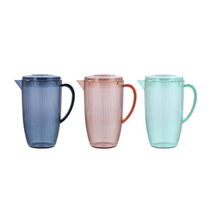 Palm Deco Pitcher 2.5l - Blue, Green Or Sand - ZOES Kitchen