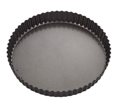 Master Pro N/S Fluted L/B Rnd Quiche Tin D25x3cm - ZOES Kitchen