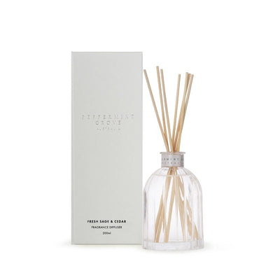 Peppermint Grove Diffuser 200ml - Fresh Sage & Cedar - ZOES Kitchen