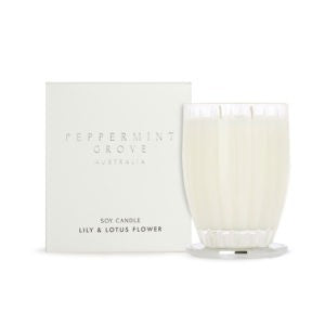 Peppermint Grove Candle 350g - Lily & Lotus Flower - ZOES Kitchen