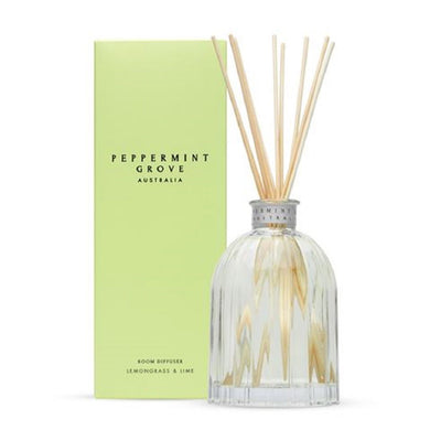 Peppermint Grove Diffuser 100ml - Lemongrass & Lime - ZOES Kitchen