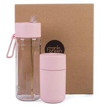 Load image into Gallery viewer, Frank Green Gift Set 12oz Cup + 25oz Bottle - Blushed - ZOES Kitchen