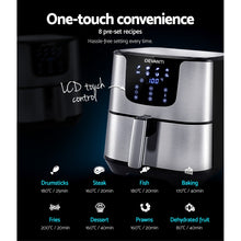 Load image into Gallery viewer, Devanti Air Fryer 7L LCD Fryers Oil Free Oven Airfryer Kitchen Healthy Cooker - ZOES Kitchen