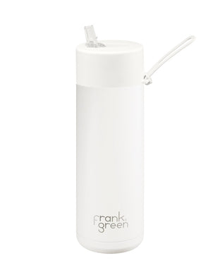 Frank Green Ceramic 20oz Straw Bottle - Cloud - ZOES Kitchen