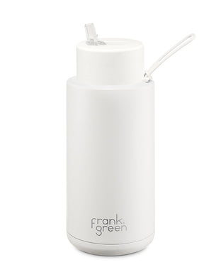 Frank Green Ceramic 34oz Straw Bottle - Cloud - ZOES Kitchen