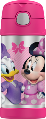 Thermos Funtainer Drink Bottle 355ml - Disney Minnie Mouse - ZOES Kitchen