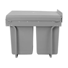 Load image into Gallery viewer, Cefito 2x20L Pull Out Bin - Grey - ZOES Kitchen