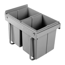 Load image into Gallery viewer, Cefito 2x20L Pull Out Bin - Grey - ZOES Kitchen