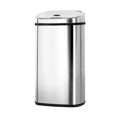 50L Stainless Steel Motion Sensor Rubbish Bin - ZOES Kitchen
