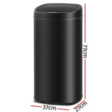 Load image into Gallery viewer, 68L Motion Sensor Rubbish Bin - Black - ZOES Kitchen