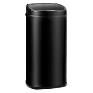 68L Motion Sensor Rubbish Bin - Black - ZOES Kitchen