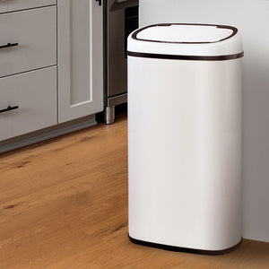 Devanti 68L Sensor Bin White - ZOES Kitchen