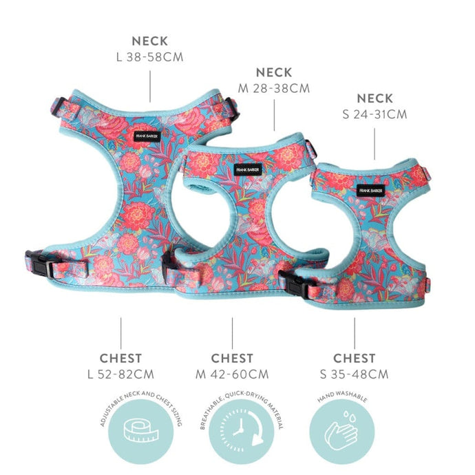 Frank Barker Harness Floral - Sizes and Features