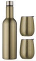 Load image into Gallery viewer, Avanti Double Wall Wine Traveller Set - Champagne - ZOES Kitchen
