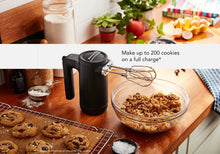 Load image into Gallery viewer, KitchenAid Hand Mixer Cordless Khmb732 - Matte Black